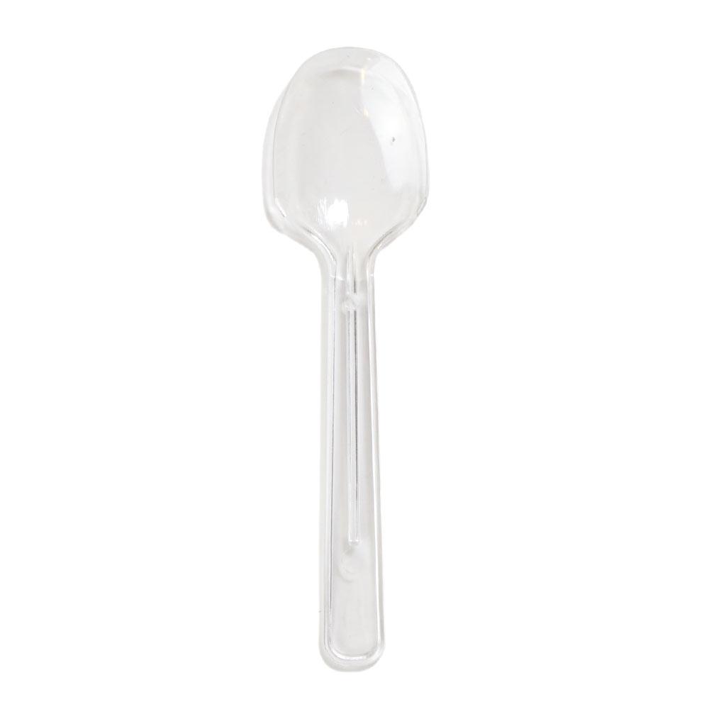 Plastic Spoons Clear 10cm 100 pc Artigee