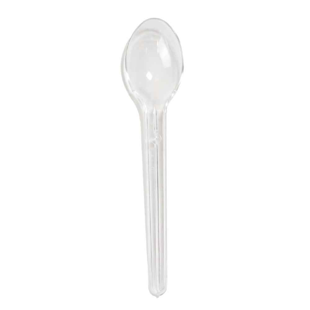 Plastic Spoons Clear 10.5cm 100 pc Artigee