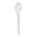 Plastic Spoons Clear 10.5cm 100 pc Artigee