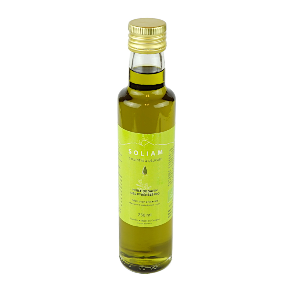 Sunflower Oil Infused with Fir Tree Forestry & Delicate Soliam Organic - 250 ml Abies Lagrimuss