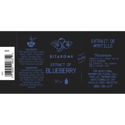 [183879] Blueberry Extract - 32 oz Bitarome