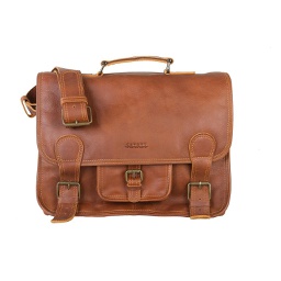 [CAN1004] Intella - Leather Messenger Bag 1 pc Cananu